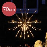 Lumineo étoile de piscine argent avec 160 micro LED - Ø 70CM