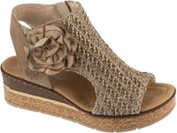 Rieker Sandals 63791, Vrouwen, Grijs, Sandalen, maat: 40