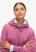Superdry Essential Logo Overdyed Hoodie met Rits Dames Shocking Pink