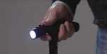 Unyqoos® Béquille avec lumière LED, noir