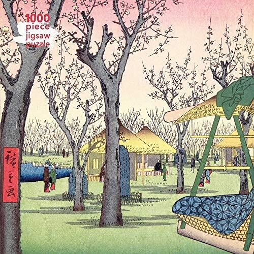 Flame Tree Gift Puzzle - Utagawa Hiroshige, Pflaumengarten: Unser faszinierendes, hochwertiges 1.000-teiliges Puzzle (73,5 cm x 51,0 cm) in stabiler Kartonverpackung