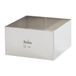 Decora 0063770 Cakevorm Vierkant Roestvrij Staal 260 mm x 260 mm x 60 mm