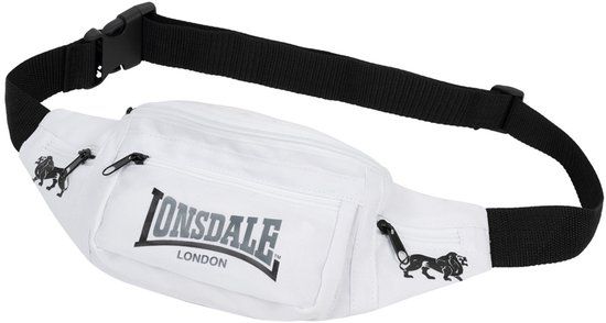 Lonsdale Heuptasje Hip, wit/zwart/ash