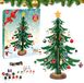 Houten kerstboom Adventskalender 2025 - 28 cm - Countdown - 24 dagen adventskalender Noël - Pour surprise de Noël - Sapin de Noël à faire soi-même