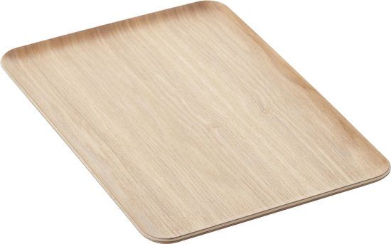 Point-Virgule Dienblad - Rechthoekig - Houtkleur - 39 x 27 cm