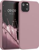 kwmobile telefoonhoesje geschikt voor Apple iPhone 13 - Back cover in winter roze