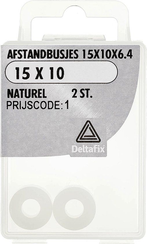 Deltafix Afst.bus 15x10x6.4 naturel 2st