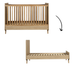 Quax Meegroei Ledikant Loft 70x140 Honey Ash