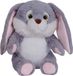 Sandy Peluche jouet peluche lapin gris avec oreilles tombantes de 24 cm