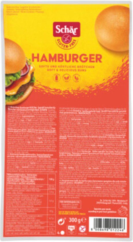 Schar Hamburgerbroodje 300 gr