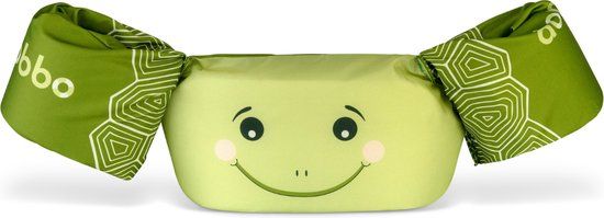 DOBBO Slomie de Schildpad Puddle Jumper Zwembandjes Zwemvest Zwemvleugels Groen