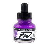 Daler Rowney Acrylverf FW acrylverf, 29,5 ml flessen, verschillende kleuren Velvet Violet