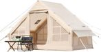 VEVOR Opblaasbare tent voor kamperen, geschikt voor 3-5 personen, glamping tent met pomp, eenvoudig op te zetten