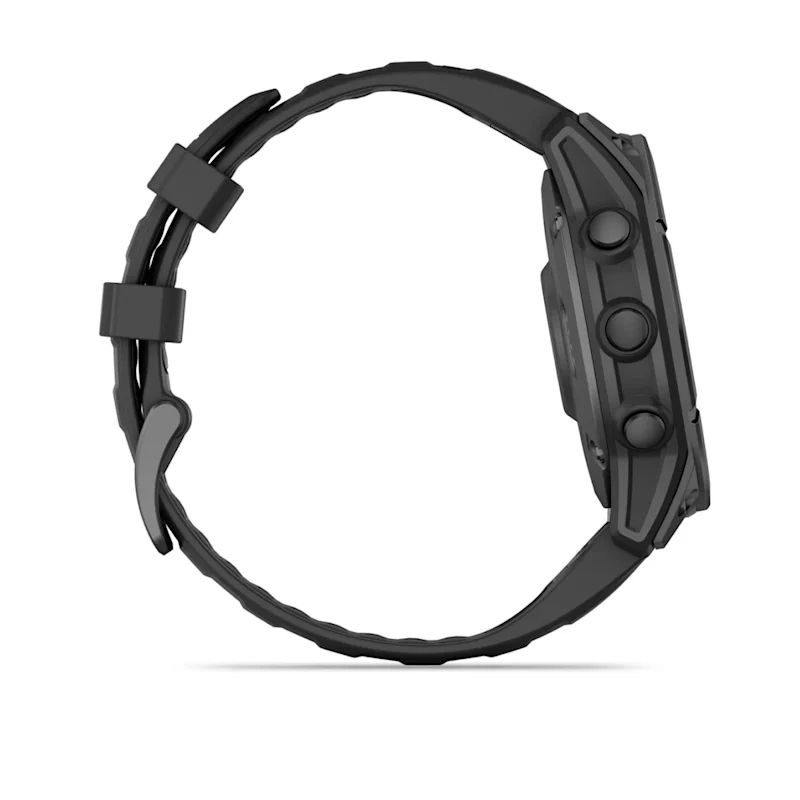 Garmin fēnix E 47mm AMOLED Multisport Smartwatch - Donkergrijs/Zwart