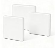 Merkloos / Sans marque 3 stuks Blindafdekking - Blinde afdekplaat voor stopcontact - vierkant - 8,6 x 8,6 mm - garandeert veiligheid - voor ongebruikte stopcontacten