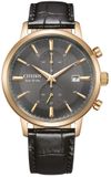 Citizen CA7067-11H Heren Horloge - Leer - Zwart - Ø 41 mm