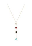Gaya Necklace Gold Multicolor