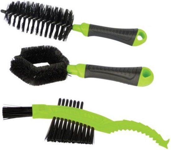 Dresco fiets reiniging borstelset 3-delig