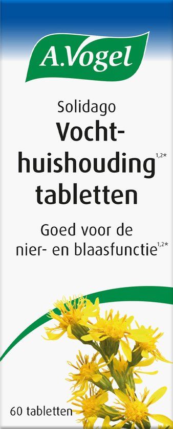 A.Vogel Solidago Tabletten - 60 stuks - Goed voor de nier- en blaasfunctie