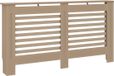 vidaXL Radiatorombouw 152x19x81 cm MDF Bruin