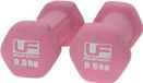 UFE Urban Fitness Hex Dumbbells - Neopreen Bedekt (Paar) Roze - 0,5kg