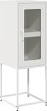 vidaXL Dressoir - Wit - Staal - 36x39x107 cm