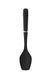 Jata Hogar Scheplepel en nylon, poignée ergonomique, couleur : noir, lavable au lave-vaisselle, ligne Essential