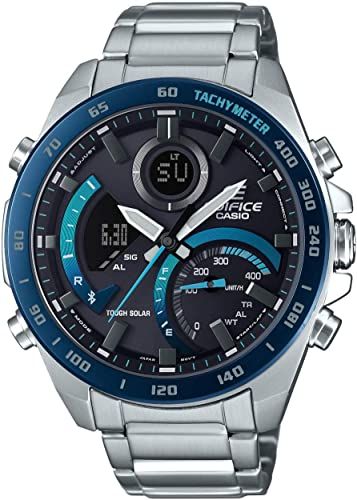 Casio Edifice ECB-900DB-1BER Herenhorloge - Zilverkleurig - 48 mm