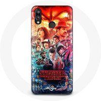 Manicase Hoesje voor Huawei P20 Lite Stranger Things Teaser Seizoen 4 Poster Karakters Art