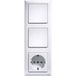 Eltako 3-voudig frame antraciet 30000327