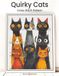 Quirky Cats Cross Stitch Pattern: A Partial Coverage Abstract Cat Portrait for Joyful Stitching with Colour and Mono Charts, 14-Brand Thread Conversion and Beginner Instructions