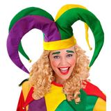 Finidi Joker muts carnaval Groen, Geel, Paars