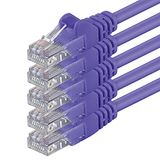 1aTTack.de CAT.6 Ethernet LAN-netwerkkabel 3,0 m - violet