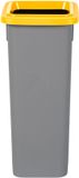 Plafor Fit Bin Poubelle pour tri sélectif - 20L - Gris/Jaune