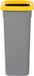 Plafor Fit Bin Poubelle pour tri sélectif - 20L - Gris/Jaune