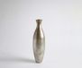 Vase Nuvia B20 x T20 x H68 cm Verre Platine Aurum Fait main