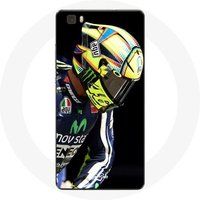 Maniacase Hoesje voor Huawei P8 Lite Valentino Rossi Nummer 46 Motorracer