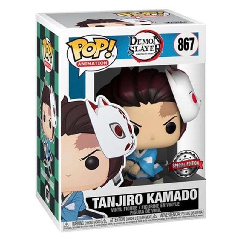 Funko Pop! - Demon Slayer - Tanjiro Kamado with Mask 'Special Edition' #867