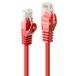 Lindy 48187 Netwerkkabel Rood 10 m Cat6 U/UTP