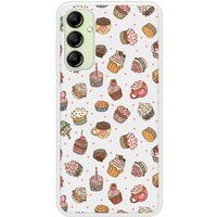 Samsung Bedrukt siliconen hoesje compatibel met Galaxy A14 5G Cupcake vintage