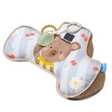 Tummy Babybeer Tummy Time Babybeer kussen – buikkussen met 2 afneembare speeltjes – ontwikkeling van motoriek en nekspieren – vanaf de geboorte – 40 x 27 x 11 cm – 13715