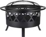 Bolt Edge Vuurkorf 3-in-1 Barbecue Terrasoven Tuinvuurplaats Ø81 cm Retro-design