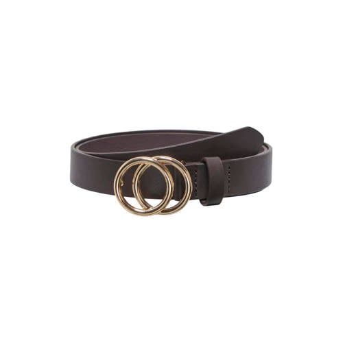 ONLY CARMAKOMA CARRASMI Faux Leather Jeans Belt - Coffee Bean