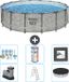 Bestway Steel Pro MAX Zwembad - Steenprint - 488 x 122 cm
