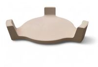 Own Grill Heat deflector rond voor 20 inch BBQ, Keramiek, Beige, 50.8 cm