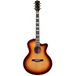 Godin Connaisseur Sunset Burst Maho guitare acoustique-électrique western avec étui