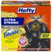 Hefty Ultra Sterke Multifunctionele Grote Vuilniszakken, Zwart, Fabuloso Citroengeur, 30 Gallon, 50ct