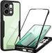 Techsuit Hoesje geschikt voor Oppo Reno14 - ColorVerse 360 Case met Screenprotector - Zwart