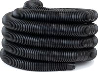 w'eau Zwembadslang 38 mm - 12 meter - Zwart