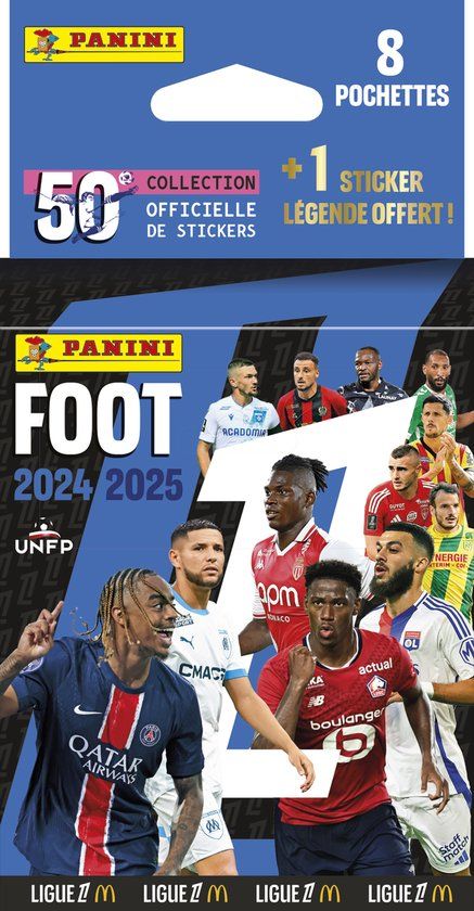 Panini Stickers Album Fútbol Ligue 1 2024-2025 McDonald's